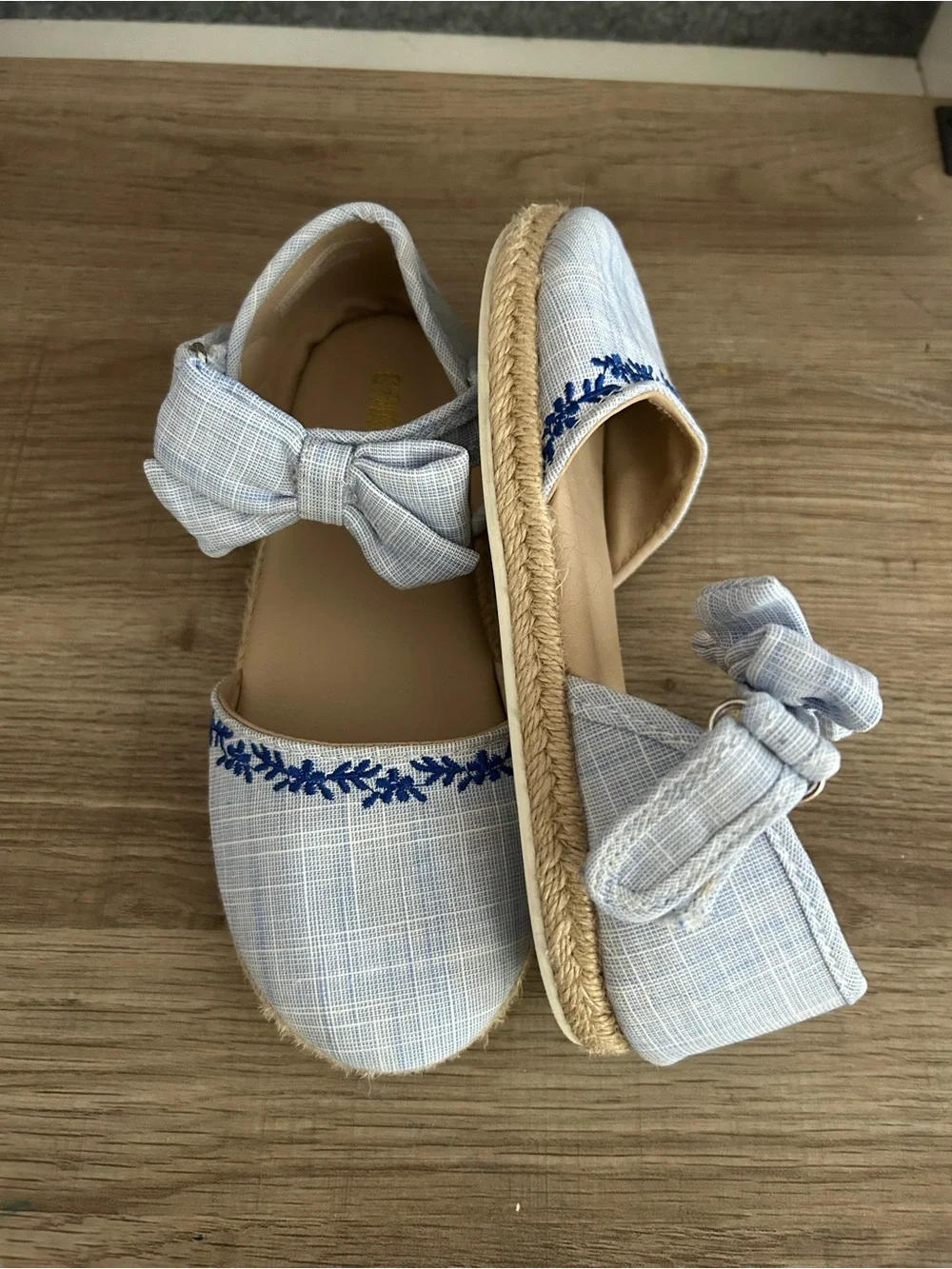 Gymboree Girls Espadrille Flat Casual Shoes size 12